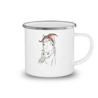 Horse Lover Riding Horseback Horse Girl And Women Gift Camping Mug | Mazezy