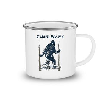 I Hate People Funny Bigfoot Camping Camping Mug | Mazezy