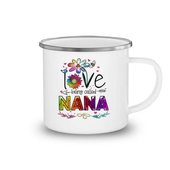 I Love Being Called Nana Daisy Flower Cute Mother's Day Camping Mug | Mazezy