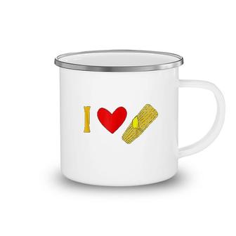 I Love Buttered Corn Camping Mug | Mazezy
