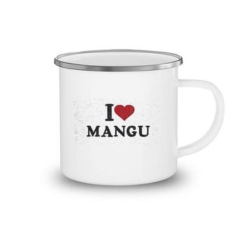 I Love Mangu Dominican Republic Camping Mug | Mazezy