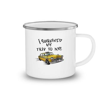 I Survived My Trip To Nyc Camping Mug | Mazezy