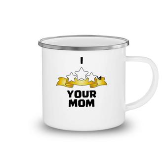 I Three Starred Your Mom Silver Camping Mug | Mazezy