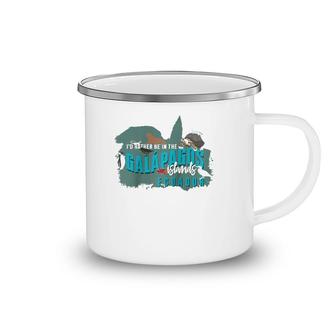 I'd Rather Be In The Galapagos Ecuador Vintage Souvenir Raglan Baseball Tee Camping Mug | Mazezy