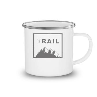 I'd Rather Be On A Trail Mtb Mountain Bike Camping Mug | Mazezy