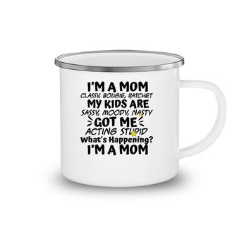 I'm A Mom Classy Bougie Ratchet Funny Mother Day Camping Mug | Mazezy