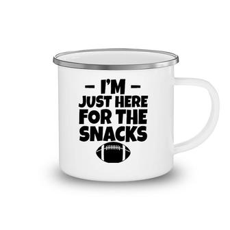 I'm Just Here For The Snacks Sports Team Play Lover Gift Camping Mug | Mazezy