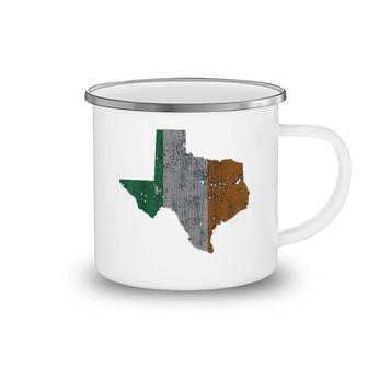 Irish Flag Texas State St Patricks Day Camping Mug | Mazezy