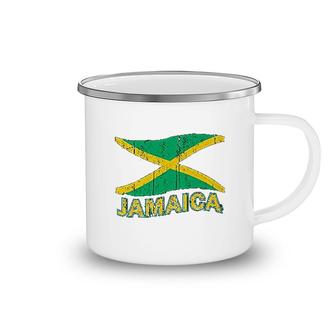 Jamaica Jamaican National Country Flag Camping Mug | Mazezy