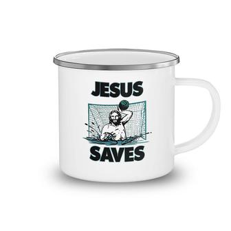 Jesus The Water Polo Camping Mug | Mazezy