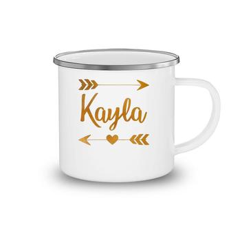 Kayla Personalized Name Funny Birthday Custom Mom Gift Idea Camping Mug | Mazezy