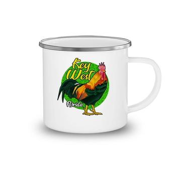 Key West Florida Keys Rooster Vacation Cruise Souvenir Gift Camping Mug | Mazezy
