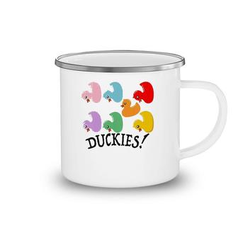 Kids Rubber Duckie Duck Cute Bath Boys Girls Child Youth Camping Mug | Mazezy