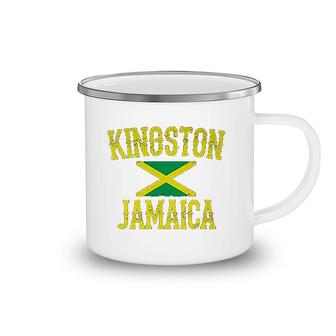 Kingston Jamaica Jamaican Rasta Camping Mug | Mazezy