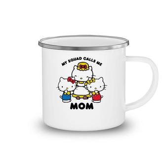 Kitty Mom Squad Mother Gift Camping Mug | Mazezy CA