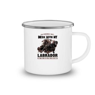 Labrador I'm Friendly Camping Mug | Mazezy
