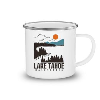 Lake Tahoe California Camping Mug | Mazezy