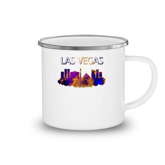 Las Vegas Skyline Nevada Lovers Gift Camping Mug | Mazezy