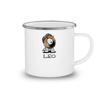 Leo Lion Westie Baby Camping Mug | Mazezy