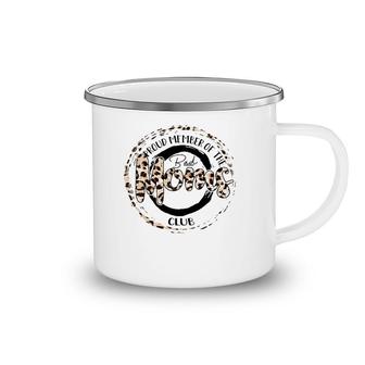 Leopard Proud Member Of The Bad Moms Club Camping Mug | Mazezy