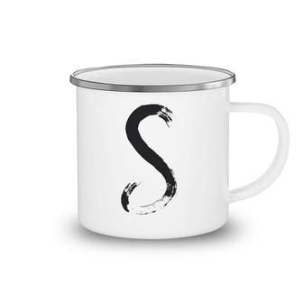 Letter S Alphabet Initial Of Names And Words Spelling Camping Mug | Mazezy