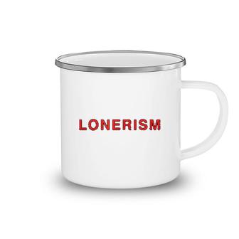 Lonerism Aesthetic Scene Camping Mug | Mazezy