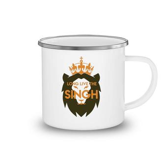 Long Live The Singh Lion Raja Camping Mug | Mazezy
