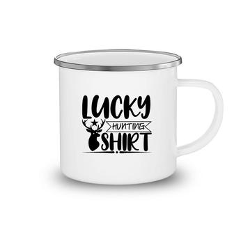Lucky Hunting Shirt Camping Mug | Mazezy