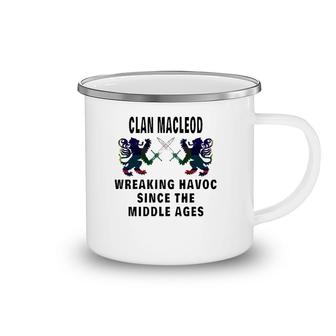 Macleod Scottish Tartan Scotland Family Clan Name Camping Mug | Mazezy