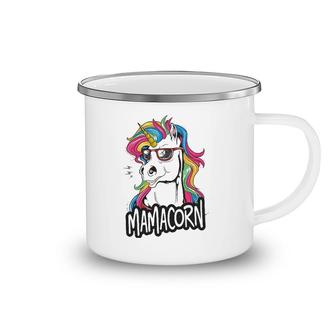 Mamacorn Funny Magical Creature Mom Daughter Fantasy Unicorn Camping Mug | Mazezy