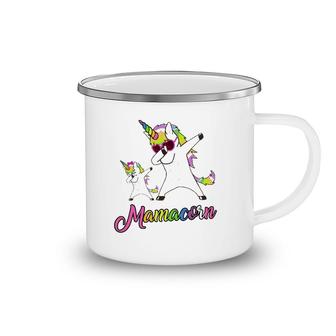 Mamacorn Funny Unicorn Mommy Unicorn Girl And Mother Camping Mug | Mazezy