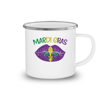 Mardi Gras Jester Camping Mug | Mazezy