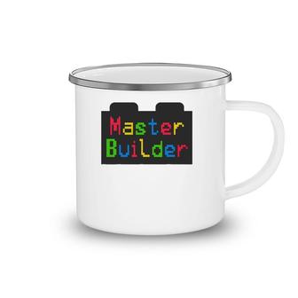 Master Builder Toy Blocks Destroyer Brick Building Boy Camping Mug | Mazezy