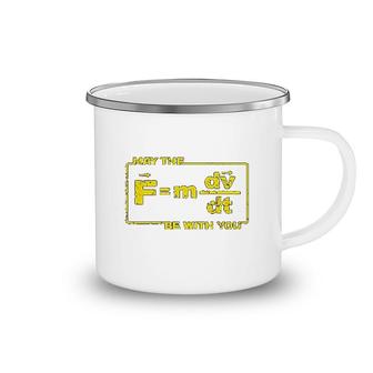 May The Force Star Equation Funny Space Camping Mug | Mazezy