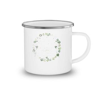 May Your Troubles Be Less Irish Blessing Vintage Distressed Camping Mug | Mazezy