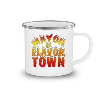 Mayor Of Flavor Town Camping Mug | Mazezy