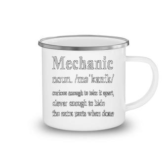 Mechanic Engineer Mechanic Definition Camping Mug | Mazezy