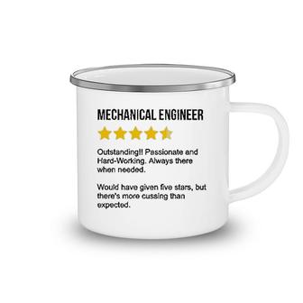 Mechanical Engineer Review Camping Mug | Mazezy