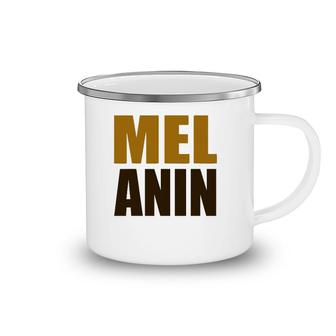 Melanin - Black Pride - Black Owned Business Camping Mug | Mazezy