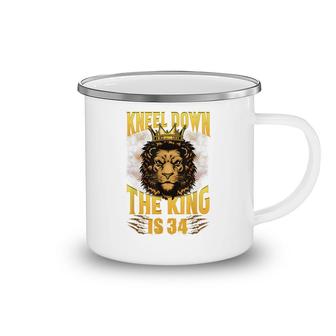 Mens 34Th Birthday King Gifts For 34 Years Old Boy Camping Mug - Seseable