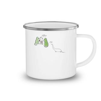 Men's & Women's Who Invited The Herbivore Camping Mug | Mazezy