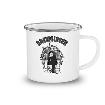Mens Brewgineer Funny For Homebrewer And Brewmaster Camping Mug | Mazezy