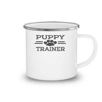 Mens Puppy Trainer Human Gay Pup Play Leather Gear Men Camping Mug | Mazezy