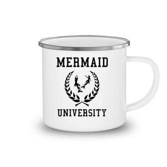 Mermaid University Funny Deep-Sea Diver Sailor Camping Mug | Mazezy