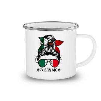 Mexican Mom Bandana Mexico Flag Funny Mother's Day Camping Mug | Mazezy