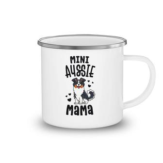 Mini Aussie Mama Toy Australian Shepherd Gifts Camping Mug | Mazezy