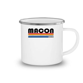 Modern Take On A Retro Style Macon Ga Camping Mug | Mazezy