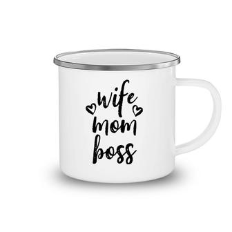 Mom Wife Boss Mother's Day Camping Mug