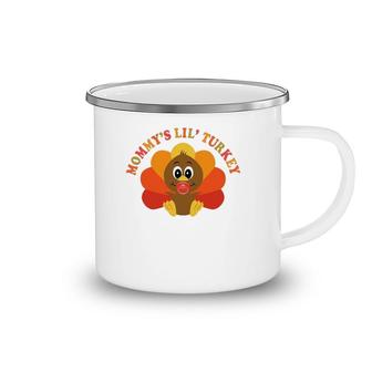 Mommy's Little Turkey Mom To Be Thanksgiving Camping Mug | Mazezy DE