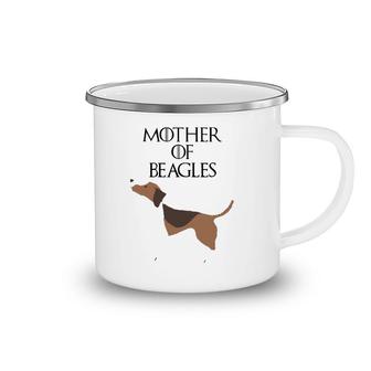 Mother Of Beagles Cute Funny Dog & Gift Fur Mom Camping Mug | Mazezy